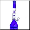 Стеклянный стакан Bong Bongcage Perc Perc Толстый базовый стакан дизайн матрицы Percolator Bubblers Масляные бурости курильщики кальяны для водной трубы с 14 -миллиметровыми женскими суставами