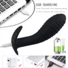 Yutong Remote Control Anal Vibrator Prostaat Massager Dildo Buttplug USB oplaad 10 Stimulatiepatroon Siliconen Anus Nature Toy6351606