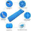 Outdoor TPU Mat Camp Inflatable Sleeping Self Inflated Pad Air Cushion Camping With Pillow Mattress X245D Bags