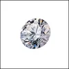 Loose Gemstones Jewelry 50Pcs/Lot Super Flash Colorf Zircon Pointed Bottom Rhinestones Artificial Gemstone Decoration 10Mm Drop Delivery 202