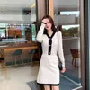 Kadın Kazak Setleri Zarif Hırka Mini Etek Iki Parçalı Örme Parça Takım Elbise Eşleşen 2 Adet Ter Suits 210520