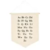 Decorative Figurines Objects & Display Durable Wall Canvas Banner For Baby Nursery Hanging Pennant Alphabet Home Decor Kids Room Early Educa