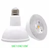 E27 светодиодный прожектор 9W 15W 18W светодиодов Downlight PAR20 PAR30 PAR38 светодиодные лампы AC85 ~ 265V потолочное освещение