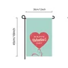 New Valentine's Day Garden Flag 30x45 Garden Decoration Gardens Flags Digital Utskrift Heminredning RRE12655