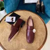 2021 designer fashion women's single shoes high heels leather material metal buckle accessories size 34-42