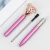 Diamond Butterfly Ballpoint Pen Creative Fashion Office Stationery Black Ink Pens School Small Gifts for Students