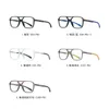 Vintage Men Anti Blue Light Blocking Glasses 2020 Pilot TR90 Frame Unisex Transparenta Optiska Glasögon