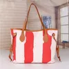 Brand Fashion stripe Women Duffel Bags Handbags PU Leather Small Flap Crossbody Bag Son-mother Evening Clutch +Purse 46*15*28cm 5colors