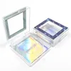 32 Cores Diamante Eyelashes Caixa de Embalagem Capa Multi-cor Opcional Qualidade Quadrado Janela Caixas de Gaveta 10 Pcs
