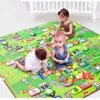 Baby Striscial Play Mat 1.5 * 1.8 metri Climb pad Double-Side It Side Letters Animal Pieghevole Giocattoli per bambini Playmat Kids Carpet Baby Game 210724