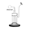 10.5 인치 4 팔 트리 퍼크 안경 물 봉수 물 담뱃대 Heady Dab rigs 흡연 액세서리 유리 물 파이프 Shisha 왁스