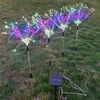 Lampes de pelouse 8 modes LED feux d'artifice solaires extérieur étanche guirlande de fées 384 LED guirlande lumineuse jardin rue décoration de Noël