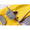 Dog Raincoat Waterproof Dog Suits Dot Rain Cape Pet Clothing For Big Dogs Hooded Jacket Poncho Pet Rain Coat for Summer 211106