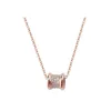 Exquisite Women Gift Cute Bee Pendant Necklace Rose Gold Stainless Steel Jewelry