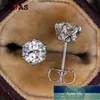 OEVAS Real 0.5-1 Carat D Color Moissanite Stud Earrings For Women Top Quality 100% 925 Sterling Silver Sparkling Wedding Jewelry Factory price expert