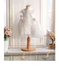 1er anniversaire fête de mariage bébé filles robe dentelle princesse enfants robes pour filles grand arc enfant en bas âge bébé baptême robe de baptême G1129