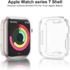 Para a Apple Watch Case TPU Clear Protector Cover para Iwatch Series 5 4 3 2 45mm 41mm 44mm 40mm 42mm 38mm Casos cobertos frontais