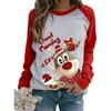 Damesblouses Shirts Dames Trui Winter Lange Mouw Kerst Cartoons Homesuit Vrouw Truien Mode Trek Femme Tops