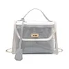 Axelväskor Rensa designer Kvinnor Flap Handväskor Mode Kedjor PVC Elegant Crossbody Sac Luxury Transparent Mujer En Main