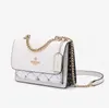 Cross Body Women's Bag Luxury Printing One-Shoulder Messenger Chain Small Square Bags