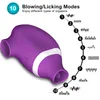 NXY Sex Vibrators Masturbators Clit Vibrator Voor Vrouwen Clitoris Krachtige Sucker Tong Likken Stimulator Orale Pijp Schroef Pussy Machine Speelgoed Goederen Volwassenen 1218