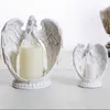 ヨーロッパのエンジェルダニLEDキャンドルクリエイティブな樹脂工芸品誕生日ホルダークリスマス香りのキャンドルギフト家の装飾