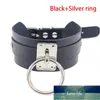 Donna Lady Girl Man Goth Sexy Kawaii Fetish BDSM O Ring Choker PU Leather 1 Ring Bondage Slave Collar Neck Prezzo di fabbrica design esperto Qualità Ultimo stile