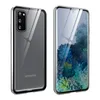 Hybrid Magnetic Adsorption Phone Cases with Tempered Glass For Samsung Galaxy S10 S24 Ultra S20 S21 FE S22 S23