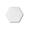 Creative Hexagon Ceramic Cork Coaster for Wooden Table Home Ceramics Decoration Cup Mat CCB8178