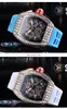 Square Diamond Watch heren zes-pins multifunctionele quartz horloges mode kalender rubberen band polshorloge 2021 groothandel