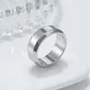 Mode Designer Engagement Ring Hematite voor Man Dames Unisex Sieraden 8 Kleur Geschenken Accessoires