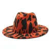 Estilos de vaca Fedora Hat para Lady Woolen Church Cap Band Wide Brim Brim Jazz Chapéus elegante Panamá TRILBY CAPS PRESENTE3393050