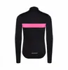 Jackets de corrida Spexcel de baixo perfil preto rosa magro de inverno lã Térmica Ciclismo Jersey Long Seleve Gear