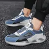 Mäns Runnung Skor Vinter Plus Velvet Varm bomull Sneakers High Cut Lace-up Casual Sports Shoes