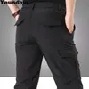 Männer Armee Militärische Leichte Taktische Multi Pocket Cargo Hosen Outdoor Casual Atmungsaktive Wasserdichte Schnell Trocknend Männliche Hosen 211013