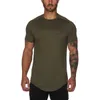 E-Baihui 2021 Summer New Round Neck Sports Fitness T-shirt Men's Breathable Wicking Training Casual Solid Color Short Sleeves CY1006