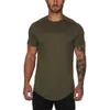 E-Baihui 2021 Sommar Ny Round Neck Sport Fitness T-shirt Mäns andningsbara Wicking Training Casual Solid Färg Kortärmad Cy1006