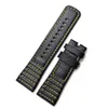 Rolamy 28mm Waterproof Silicone Rubber Replacement Wrist Watch Band Strap Belt with Silver Black Clasp for Seven Friday H0915