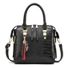 HBP Non- Women's satchel crocodile embossed winter shoulder bag fashion atmosphere versatile handbag sport.0018