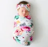 신생아 아기 swaddle 머리 머리 띠 모자 3 개 침낭 포장 아이 유아 유아 만화 공룡 수면 자루 상어 사진 소품 GC234