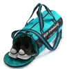 Spor Spor çantası ayakkabı bölmesi ile kuru ıslak kadın spor dans tote naylon erkekler duffle büyük Y0721