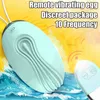 挿入可能な振動卵の膣マッサージャーG-SPOT刺激装置USB充電リモートコントロール10スピードバイブレーターセックストイズ女性P0816