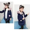 Teenage Girls Wool Coat Autumn Winter Jackets For Jacket Kids Warm Outerwear Clothes Age 3-12 Years 211204