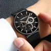 Mężczyźni Zegarek CRRJU Ultra cienkie zegarki dla mężczyzn Luksusowa Wodoodporna Data Męska Siatka Pasek Casual Kwarcowy Zegarek Biały Sport Wristwatch 210517