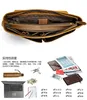 Vintage Crazy Horse Genuine Leather MenLeather Messenger Bag Men laptop bag tote Handbag male crossbody Bag Sling