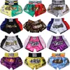 Uomo Donna Pantaloncini da boxe Allenamento fitness Arti marziali Pantaloni da combattimento Kid Muay Thai Kickboxing Trunks MMA Palestra Abbigliamento sportivo Pantaloni X0628