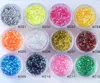 Poudres Liquides Salon Santé Beauty12Bottle / Lot Acrylique Mixte Hexagone Colorf Symphonie Paillettes Pour Corps Visage Pigment Holographique Nail Art P