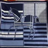 Couvertures en laine Jacquard tissées à la maison, avec ourlet Double face, châle d'animaux malaisiens et couverture de cheval