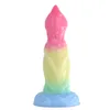 Plug anal avec ventouse pour femme Tête pointue Silicon Penis Fantasy Sex Toy