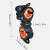 Cykling Bike Cykel Torch Mount LED Head Front Light Holder Clip Tillbehör Ljus